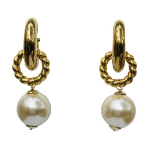 BerNice Brass gold plated resin semi -precious stone