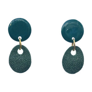 BerNice Classics Green Aqua Stingray and  Resin