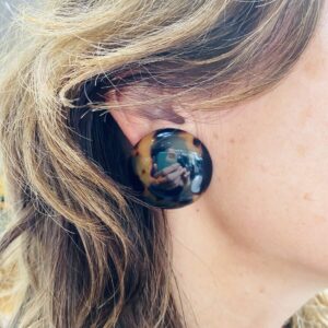 BerNice Clip Earring Tortoise Design