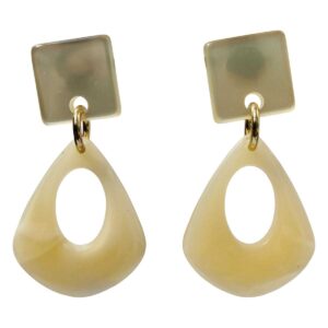 BerNice Clip Earring Opal White